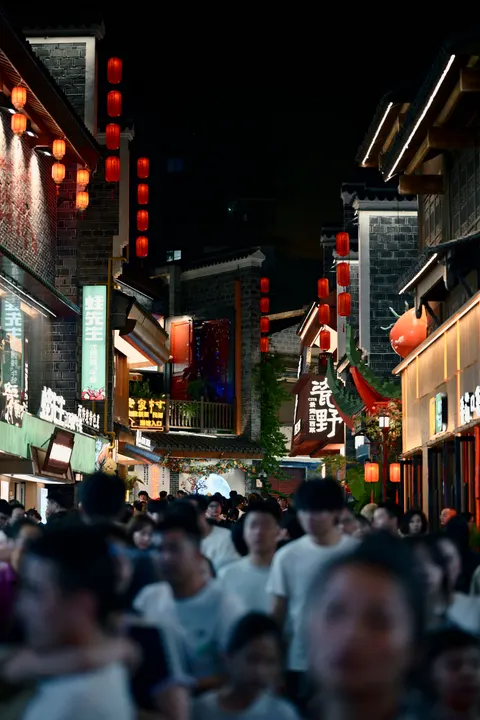 Night Market Phone Wallpaper · street · 1440×2160