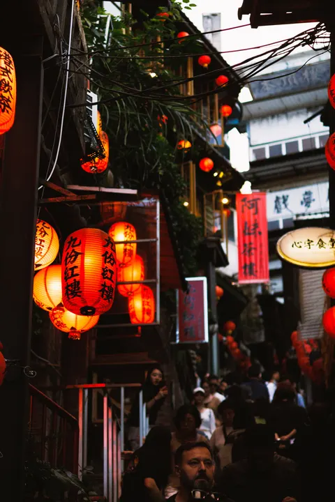 Night Market Phone Wallpaper · street · 1440×2160