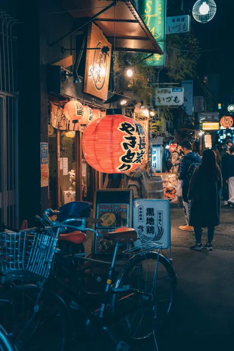 Night Market Phone Wallpaper · street · 1440×2160