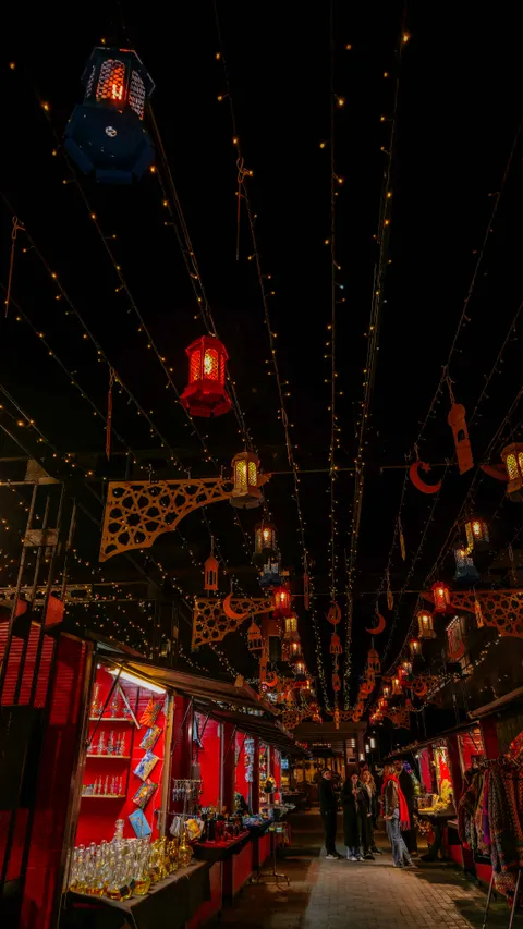 Night Market Phone Wallpaper · street · 1440×2559