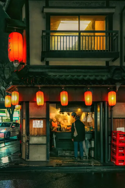 Night Market Phone Wallpaper · street · 1440×2160