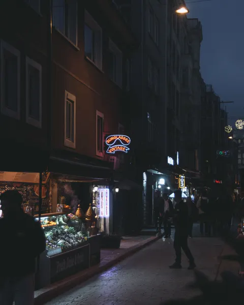 Night Market Phone Wallpaper · street · 1440×1800