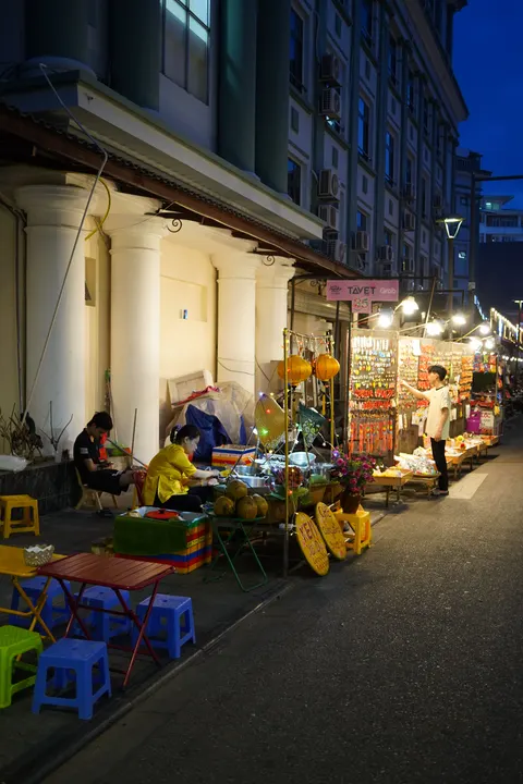 Night Market Phone Wallpaper · street · 1440×2160