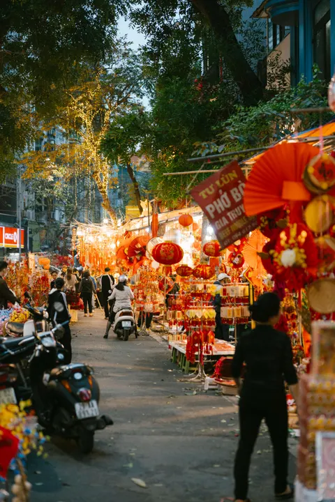 Night Market Phone Wallpaper · street · 1440×2160