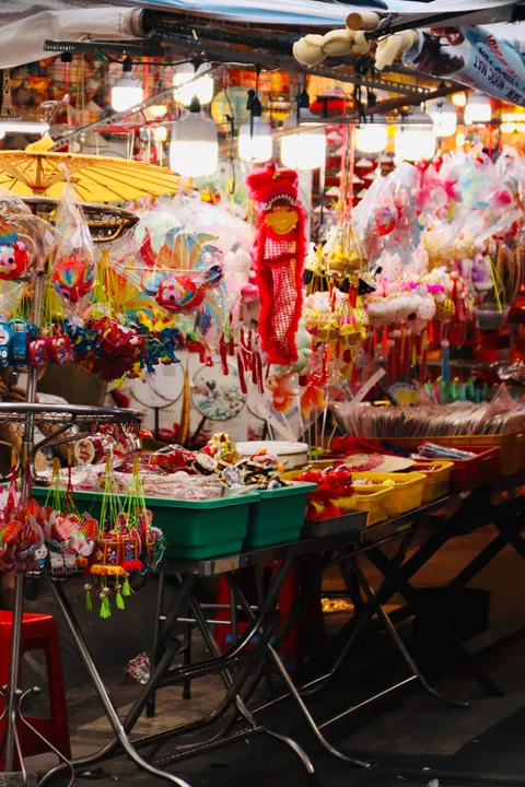 Night Market Phone Wallpaper · street · 1440×2160