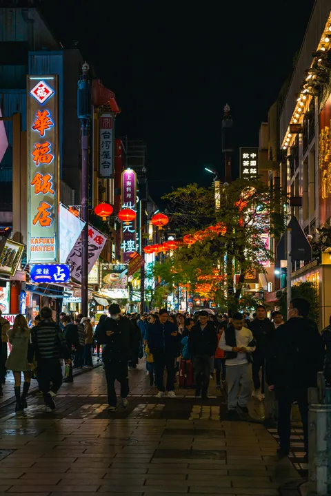 Night Market Phone Wallpaper · street · 1440×2160