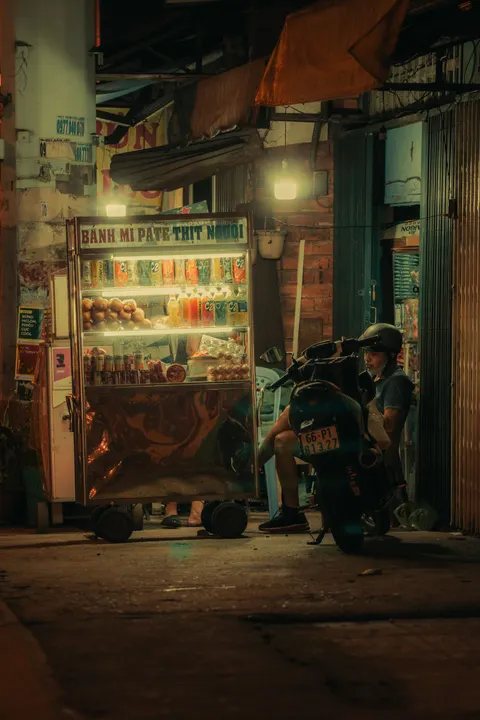 Night Market Phone Wallpaper · street · 1440×2160