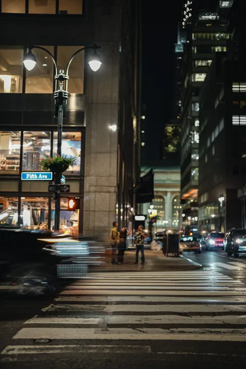 Night Street Phone Wallpaper · street · 1440×2160