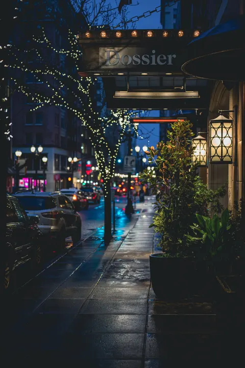خیابان شب والپیپر موبایل · street · 1440×2164