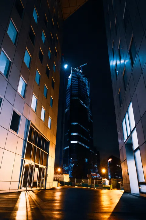 Night Street Phone Wallpaper · street · 1440×2160