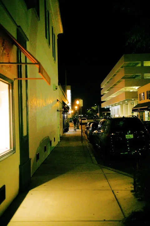 Night Street Phone Wallpaper · street · 1440×2160