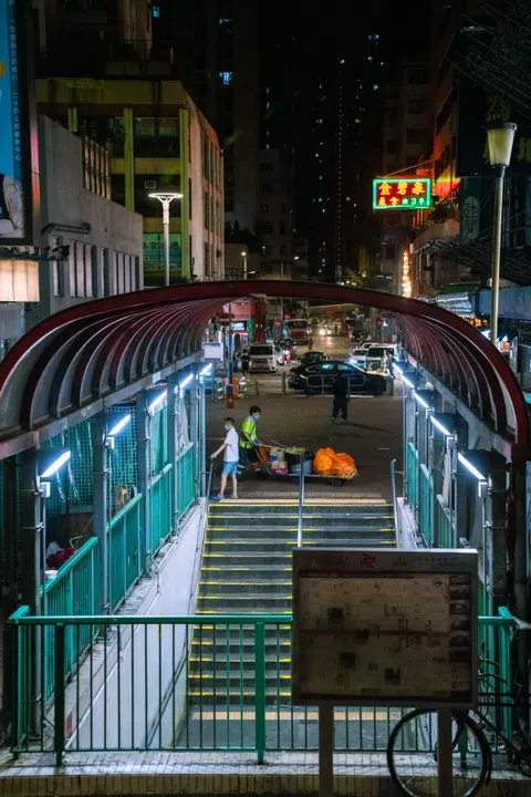 Night Street Phone Wallpaper · street · 1440×2159
