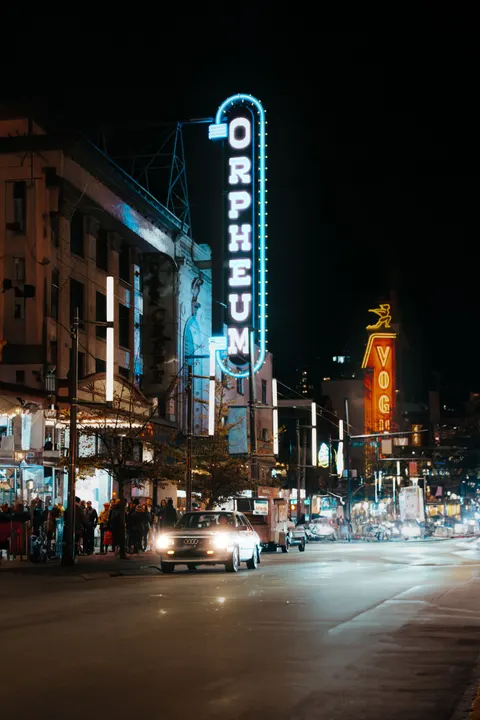 Night Street Phone Wallpaper · street · 1440×2160