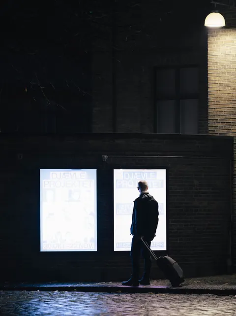 Night Street Phone Wallpaper · street · 1440×1920