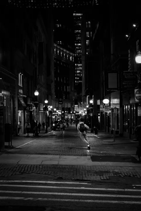 Night Street Phone Wallpaper · street · 1440×2160
