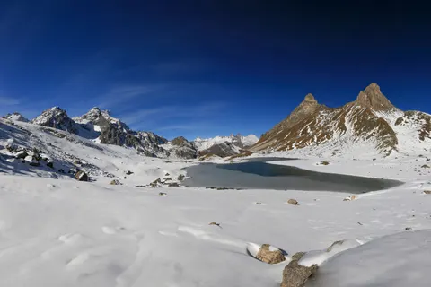 Papel de parede Lago congelado 4K · nature · 3840×2560