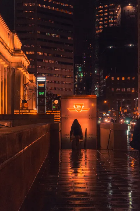Night Street Phone Wallpaper · street · 1440×2160