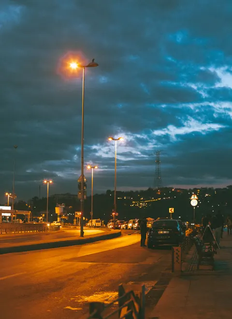 Night Street Phone Wallpaper · street · 1440×1976