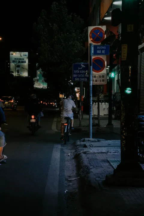 Night Street Phone Wallpaper · street · 1440×2160