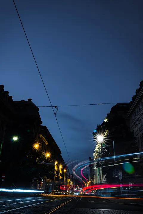 Night Street Phone Wallpaper · street · 1440×2160