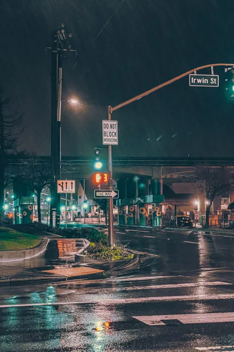Night Street Phone Wallpaper · street · 1440×2160