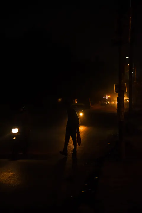 Night Street Phone Wallpaper · street · 1440×2157
