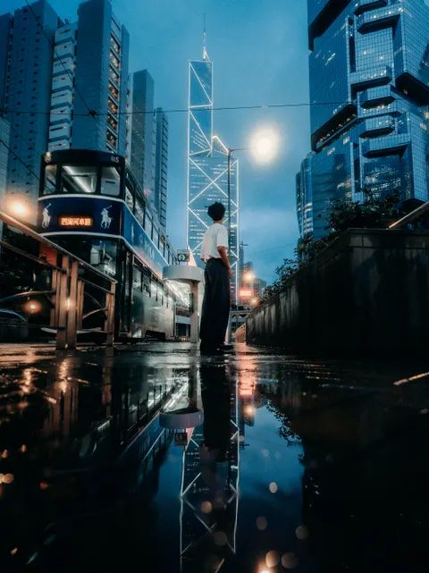 Night Street Phone Wallpaper · street · 1440×1920