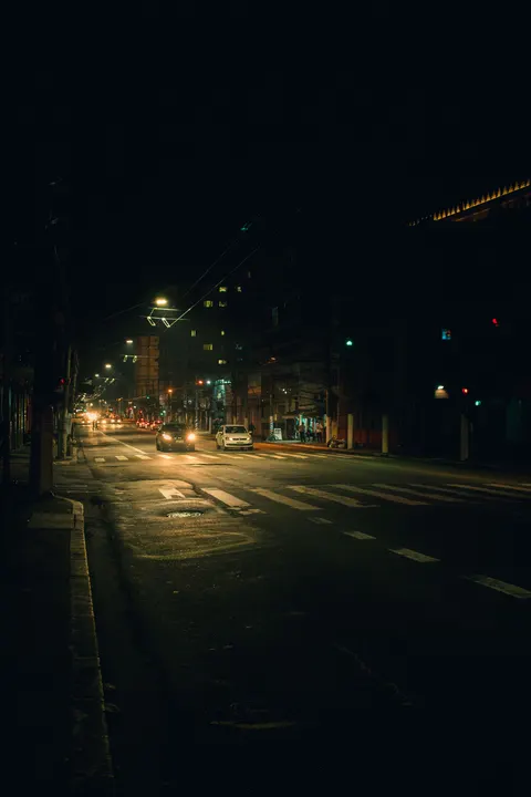 Night Street Phone Wallpaper · street · 1440×2160