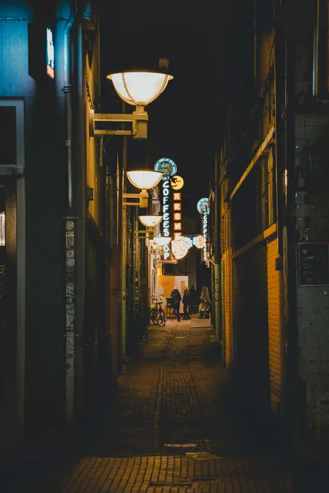 Night Street Phone Wallpaper · street · 1440×2160