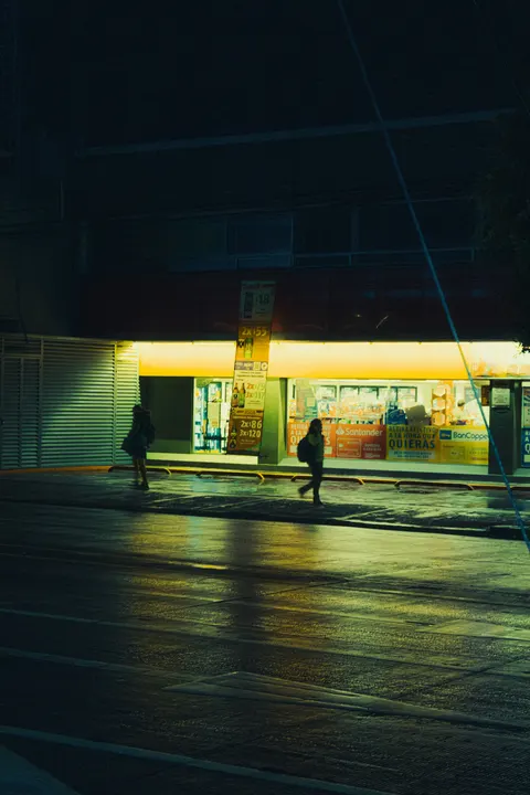 Rainy Street Phone Wallpaper · street · 1440×2160