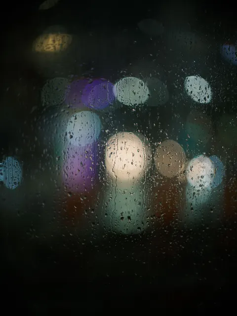 Rainy Street Phone Wallpaper · street · 1440×1920