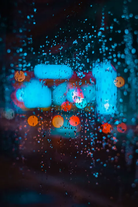 Rainy Street Phone Wallpaper · street · 1440×2160