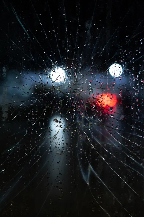 Rainy Street Phone Wallpaper · street · 1440×2157