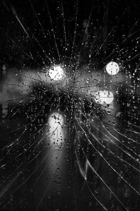 Rainy Street Phone Wallpaper · street · 1440×2157