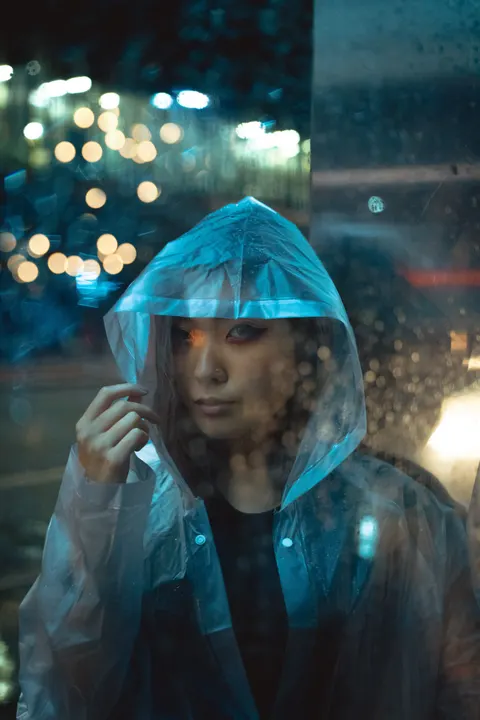 Rainy Street Phone Wallpaper · street · 1440×2160