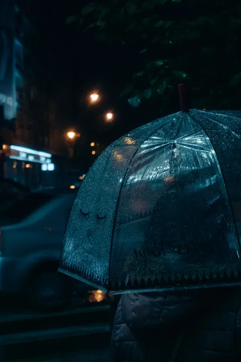 Rainy Street Phone Wallpaper · street · 1440×2160