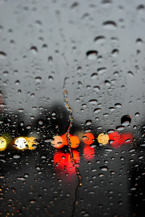 Rainy Street Phone Wallpaper · street · 1440×2160
