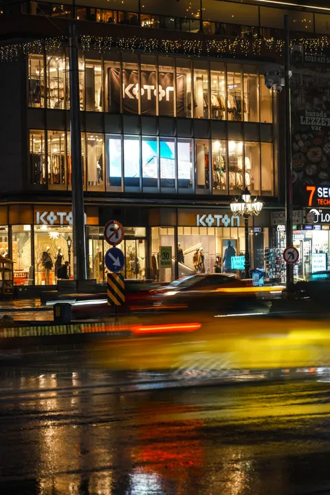 Rainy Street Phone Wallpaper · street · 1440×2159