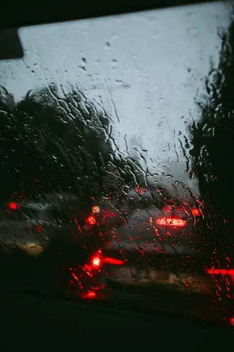 Rainy Street Phone Wallpaper · street · 1440×2160