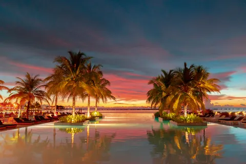 Palm Beach Sunset 4K Wallpaper · nature · 3840×2560