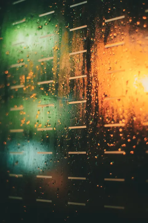 Rainy Street Phone Wallpaper · street · 1440×2160