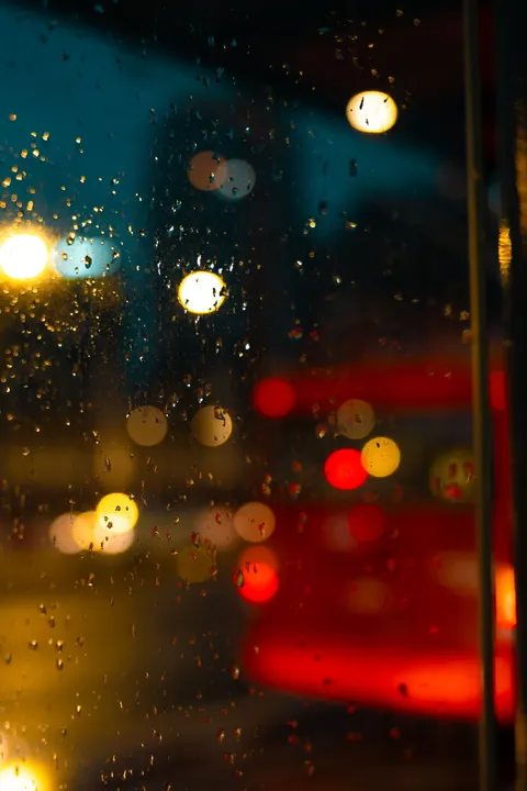 Rainy Street Phone Wallpaper · street · 1440×2160