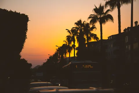 Palm Beach Sunset 4K Wallpaper · nature · 3840×2560