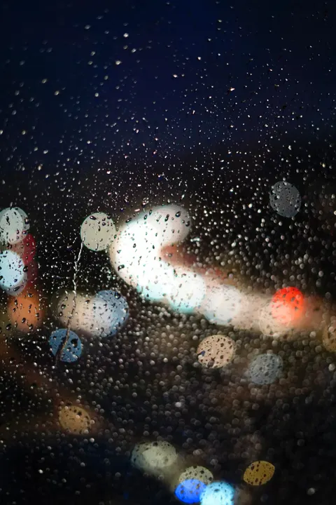 Rainy Street Phone Wallpaper · street · 1440×2159