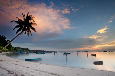 Palm Beach Sunset 4K Wallpaper · nature · 3840×2560