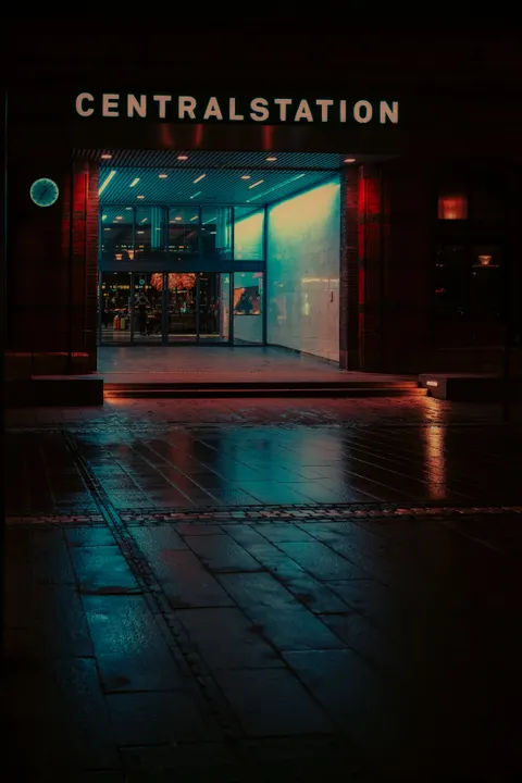 Rainy Street Phone Wallpaper · street · 1440×2160