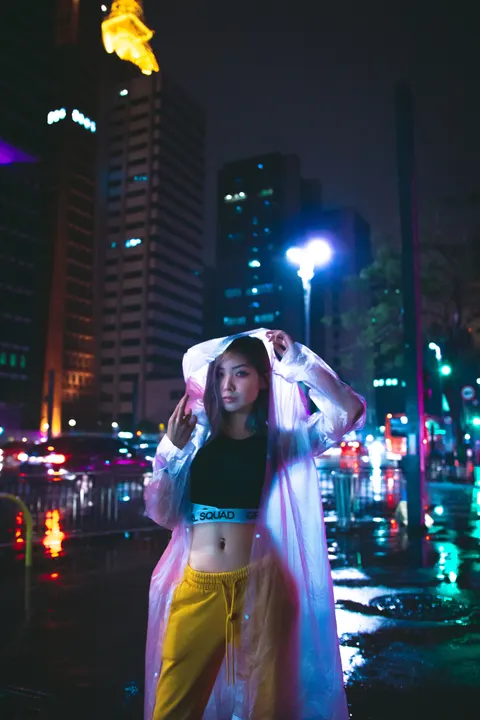 Rainy Street Phone Wallpaper · street · 1440×2160