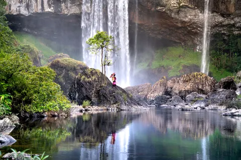 Rainforest Waterfall 4K Wallpaper · nature · 3840×2561