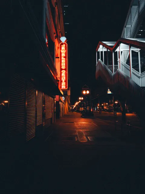 Neon Sign Phone Wallpaper · street · 1440×1920
