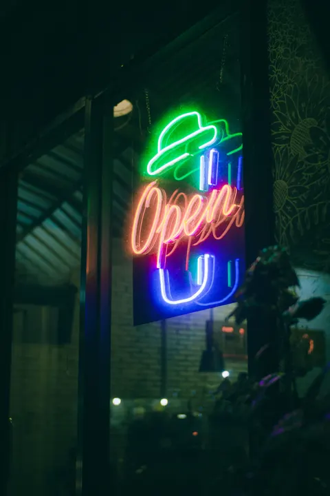 Neon Sign Phone Wallpaper · street · 1440×2160